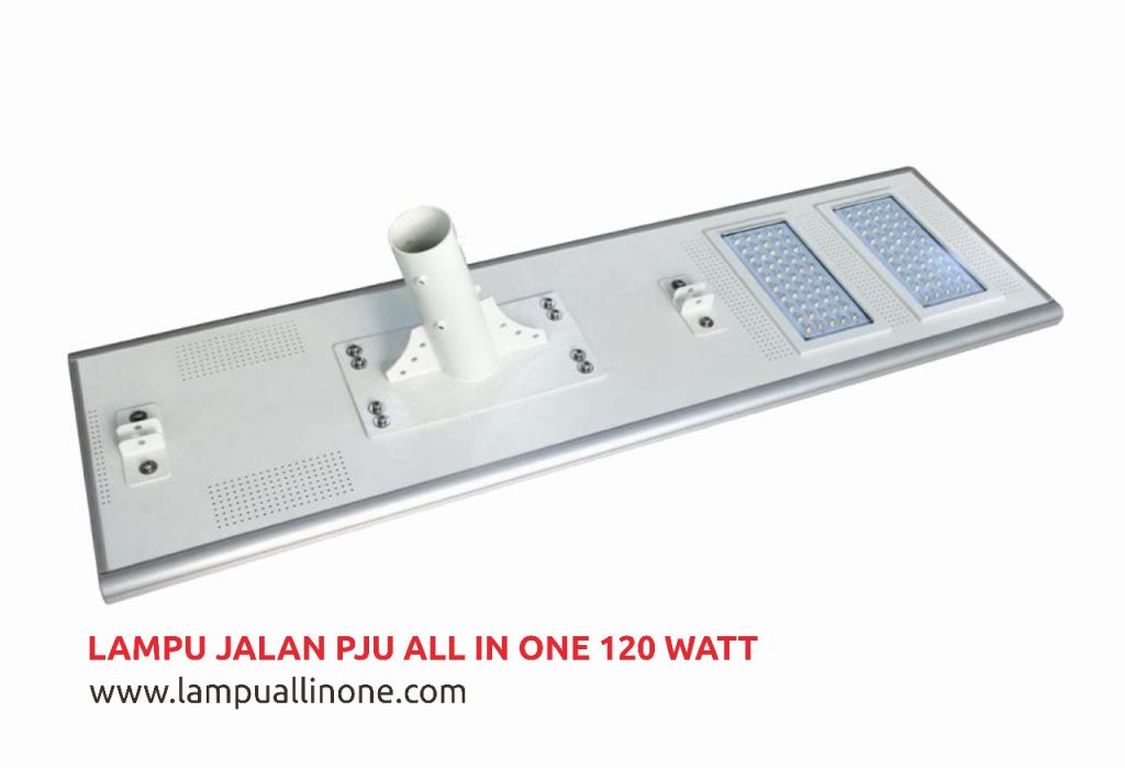 Lampu jalan PJU All in one 120 watt lampuallinone.com