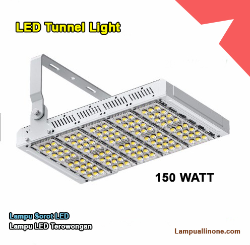 Led tunnel lampu sorot tunnel light Bridgelux 150 watt murah
